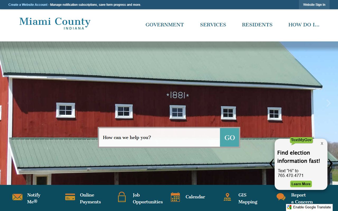 Miami County court records official county homepage