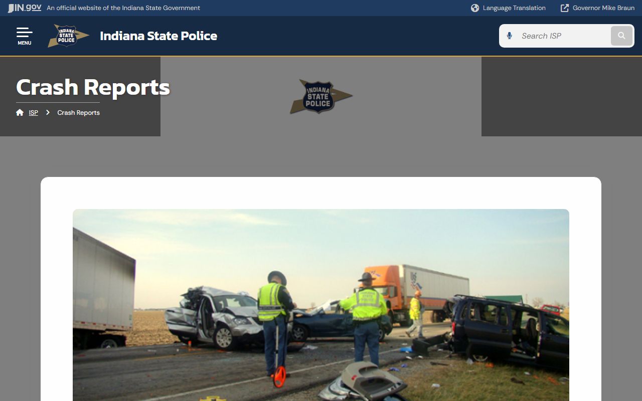 Miami County traffic court records Indiana State Police crash reports