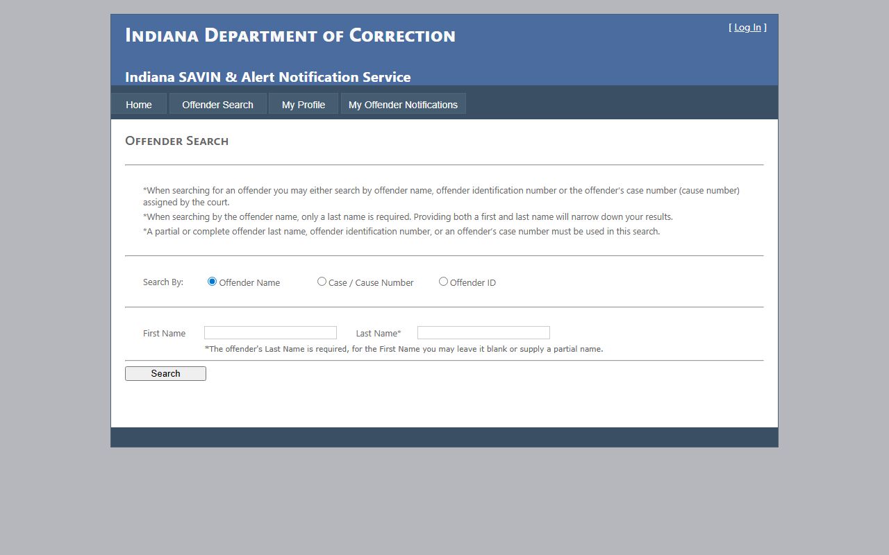 Miami County warrant records Indiana SAVIN custody search